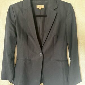 LOFT Classic Navy Blue Suit Jacket